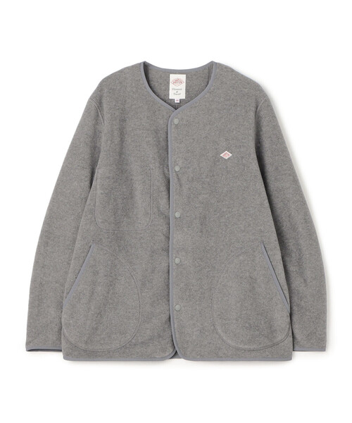 DANTON（ダントン）の「MEN'S FLEECE COLLARLESS JACKET（その他トップス・メンズ・オレンジ系その他/クリーム/カーキ/ブラック/ダークグレー/チャコール/グリーン・40/42/44/38）」の3枚目の写真