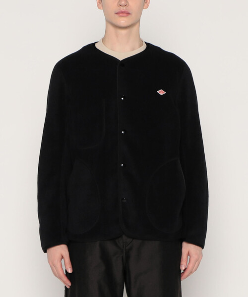 MEN'S FLEECE COLLARLESS JACKET（その他トップス）｜DANTON（ダントン