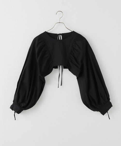 IENA LA BOUCLE(イエナラブークル)の「VIOLETTE ROOM/バイオレットルーム VR SHORT トップス VR253112(シャツ/ブラウス・レディース・ブラック・FREE)」の11枚目の写真