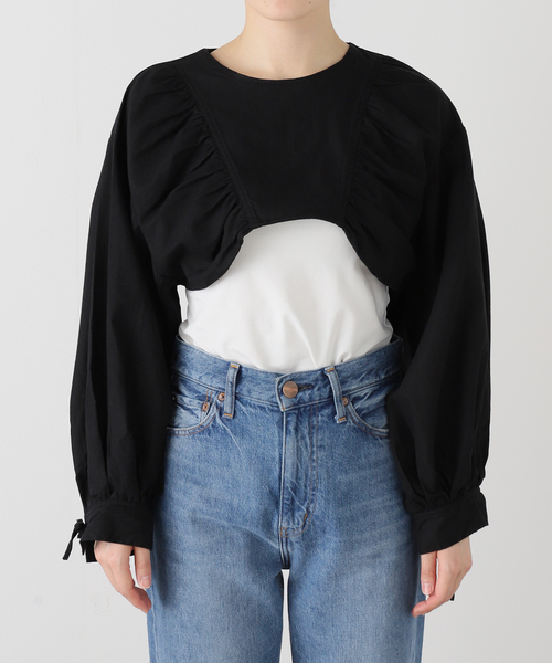 IENA LA BOUCLE(イエナラブークル)の「VIOLETTE ROOM/バイオレットルーム VR SHORT トップス VR253112(シャツ/ブラウス・レディース・ブラック・FREE)」の18枚目の写真