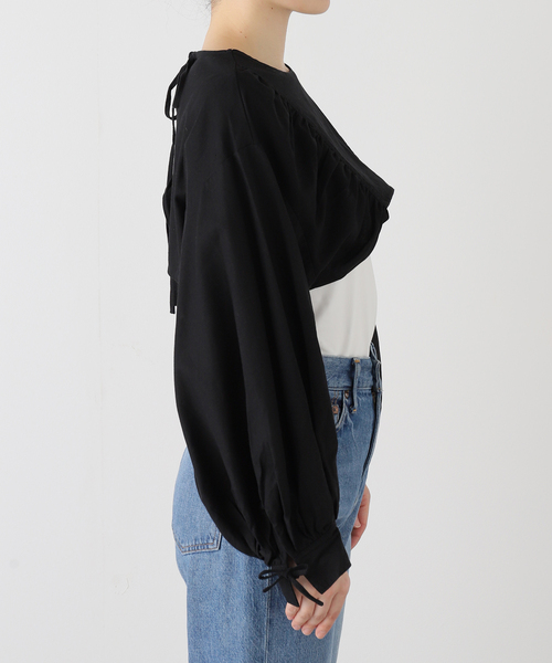 IENA LA BOUCLE(イエナラブークル)の「VIOLETTE ROOM/バイオレットルーム VR SHORT トップス VR253112(シャツ/ブラウス・レディース・ブラック・FREE)」の21枚目の写真