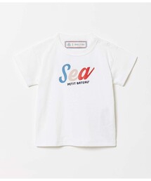 PETIT BATEAU | W&Sプリント半袖Tシャツ(Tシャツ/カットソー)
