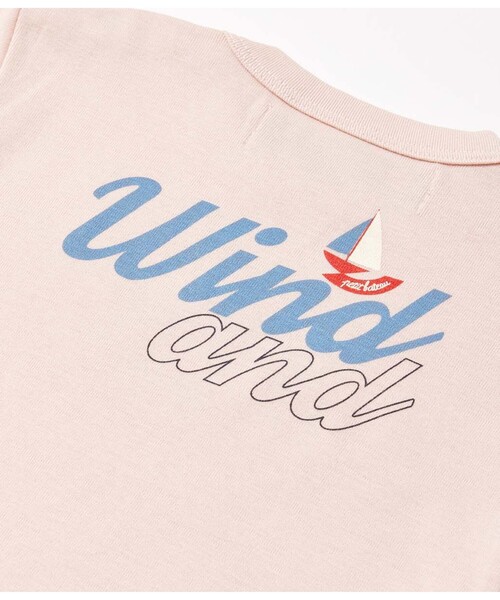 PETIT BATEAU(プチバトー)の「W&Sプリント半袖Tシャツ(Tシャツ/カットソー・キッズ・ネイビー/ホワイト/ピンク・18MONTH/12MONTH/24MONTH/36MONTH)」の9枚目の写真