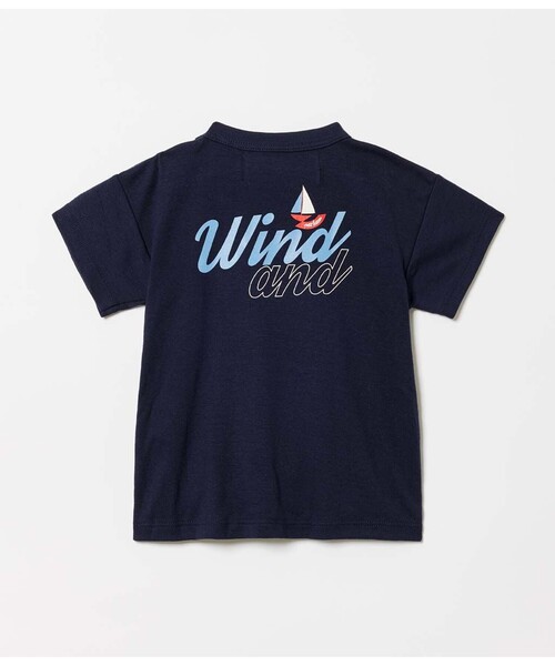 PETIT BATEAU(プチバトー)の「W&Sプリント半袖Tシャツ(Tシャツ/カットソー・キッズ・ネイビー/ホワイト/ピンク・18MONTH/12MONTH/24MONTH/36MONTH)」の10枚目の写真