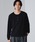 Adoon plain�i�A�h�[���v���[���j�́uSnap Button Henry Neck Long Sleeve T / �X�i�b�v�{�^���w�����[�l�b�N�����O�X���[�uT �yNEW COLOR�z�iT�V���c/�J�b�g�\�[�j�v�b�u���b�N