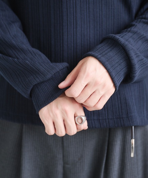 Adoon plain(アドーンプレーン)の「Snap Button Henry Neck Long Sleeve T / スナップボタンヘンリーネックロングスリーブT 【NEW COLOR】(Tシャツ/カットソー・メンズ・チャコールグレー/ブラック/ネイビー/ボルドー/ライトベージュ/ブラウン・MEDIUM/LARGE)」の22枚目の写真