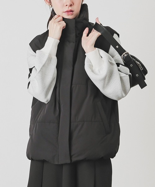 非フッ素撥水加工】ファイバーダウンベスト（ダウンベスト）｜Honeys