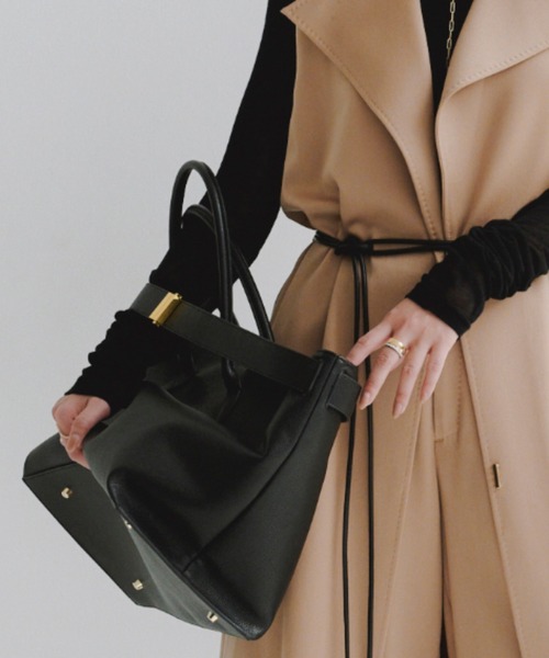 セール】ベルトディテールバッグ（トートバッグ）｜anuans（ア