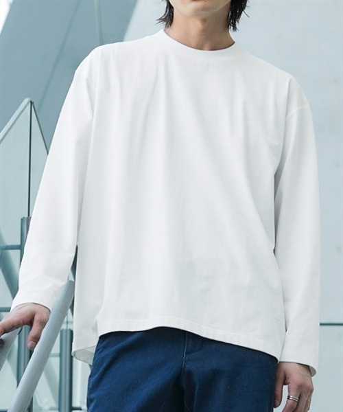 セール】オーバーサイズシルケット長袖Tシャツ (M～10Lサイズ)（T