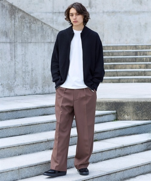 nissen（ニッセン）の「オーバーサイズシルケット長袖Tシャツ　(M～10Lサイズ)（Tシャツ/カットソー・メンズ・オフホワイト/ブラック/グレー・3L/LL/L/M/10L/8L/6L/5L/4L）」の13枚目の写真