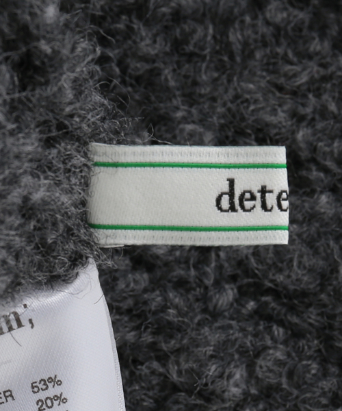 セール】determ/デターム Open Back Shaggy Turtleneck Knit（ニット