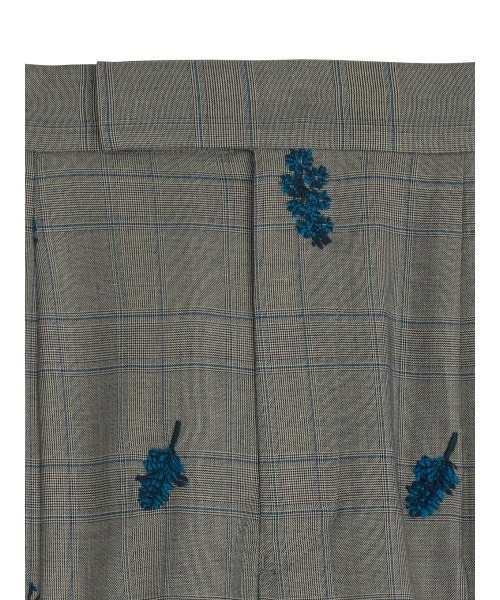 CHECK FLOWER PLEATS PANTS（その他パンツ）｜Ameri（アメリ）の