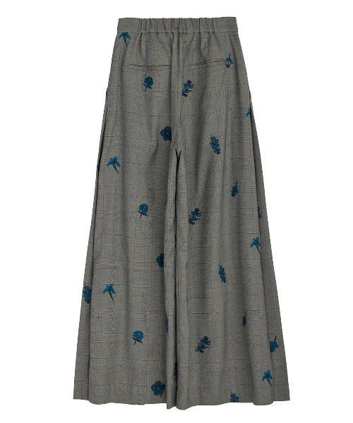 セール】CHECK FLOWER PLEATS PANTS（その他パンツ）｜Ameri（アメリ