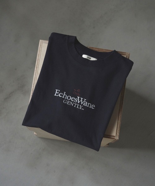 anuke(アンヌーク)の「Vintage Print T-shirts(Tシャツ/カットソー・レディース・ネイビー/ホワイト・FREE)」の11枚目の写真