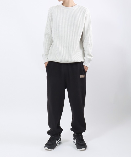 DISCUS ATHLETIC（ディスカス　アスレチック）の「DISCUS ATHLETIC（ディスカスアスレチック）ワンポイント刺繍 USAコットン ヘビーウェイトスウェットパンツ メンズ レディース ユニセックス（スウェットパンツ・メンズ・アッシュグレー/ブラック/ブラウン・M/L/XL）」の7枚目の写真
