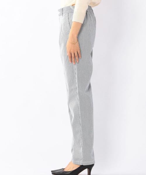 coen（コーエン）の「チノタックパンツ（チノパンツ・レディース・ネイビー/オリーブ/ベージュ/ストライプ・LARGE/SMALL/MEDIUM）」の17枚目の写真