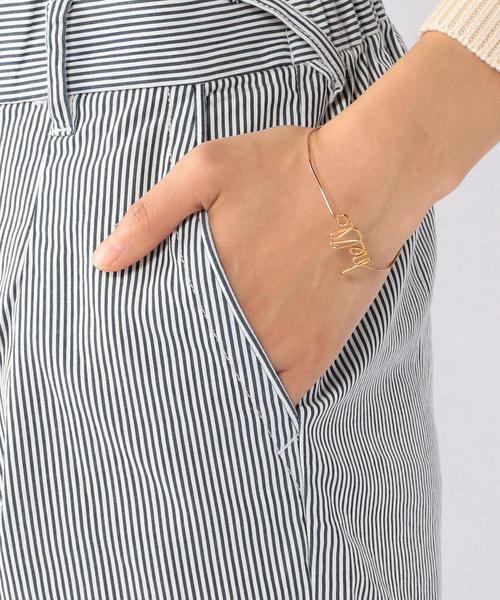 coen（コーエン）の「チノタックパンツ（チノパンツ・レディース・ネイビー/オリーブ/ベージュ/ストライプ・LARGE/SMALL/MEDIUM）」の20枚目の写真