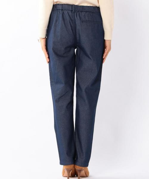 coen（コーエン）の「チノタックパンツ（チノパンツ・レディース・ネイビー/オリーブ/ベージュ/ストライプ・LARGE/SMALL/MEDIUM）」の15枚目の写真