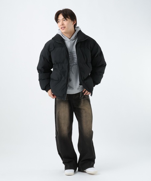 GLOBAL WORK（グローバルワーク）の「USAグラフィックパーカー/AND YUA ANY/589083（パーカー・キッズ・チャコールグレー/ブルー/ブラック/グレー系その他/パープル系その他7/グレー系その他7・SMALL/MEDIUM/LARGE）」の9枚目の写真