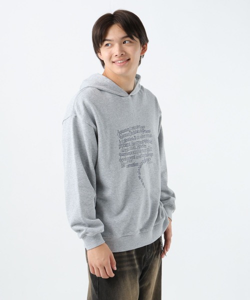 GLOBAL WORK（グローバルワーク）の「USAグラフィックパーカー/AND YUA ANY/589083（パーカー・キッズ・チャコールグレー/ブルー/ブラック/グレー系その他/パープル系その他7/グレー系その他7・SMALL/MEDIUM/LARGE）」の10枚目の写真