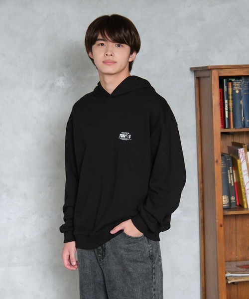 GLOBAL WORK（グローバルワーク）の「USAグラフィックパーカー/AND YUA ANY/589083（パーカー・キッズ・チャコールグレー/ブルー/ブラック/グレー系その他/パープル系その他7/グレー系その他7・SMALL/MEDIUM/LARGE）」の19枚目の写真