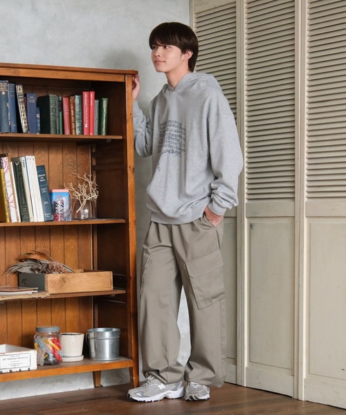 GLOBAL WORK（グローバルワーク）の「USAグラフィックパーカー/AND YUA ANY/589083（パーカー・キッズ・チャコールグレー/ブルー/ブラック/グレー系その他/パープル系その他7/グレー系その他7・SMALL/MEDIUM/LARGE）」の21枚目の写真