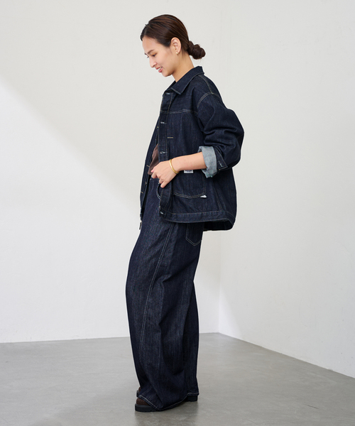 FRAMeWORK(フレームワーク)の「UNION HERCULES/ユニオンヘラクレス MADE DENIM ジャケット(デニムジャケット・レディース・ネイビー・FREE)」の7枚目の写真
