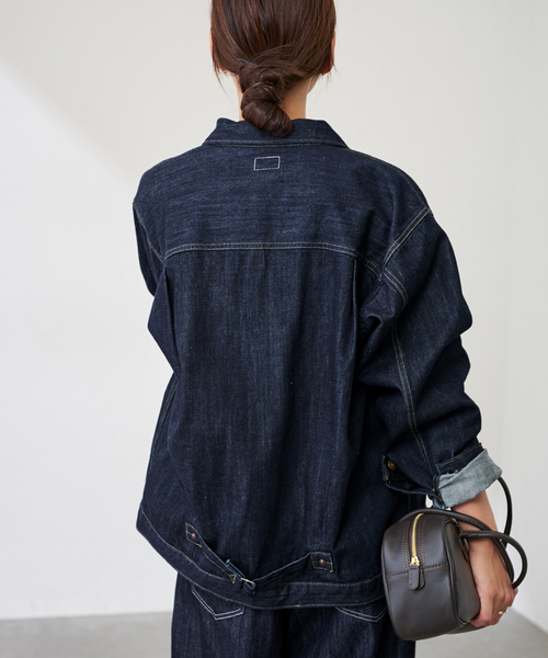 FRAMeWORK(フレームワーク)の「UNION HERCULES/ユニオンヘラクレス MADE DENIM ジャケット(デニムジャケット・レディース・ネイビー・FREE)」の19枚目の写真