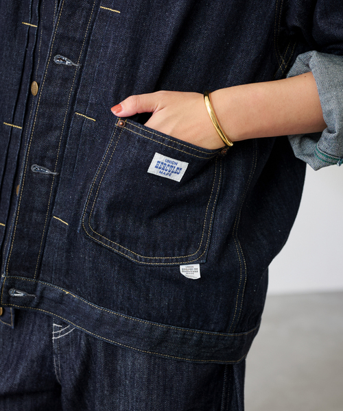 FRAMeWORK(フレームワーク)の「UNION HERCULES/ユニオンヘラクレス MADE DENIM ジャケット(デニムジャケット・レディース・ネイビー・FREE)」の2枚目の写真
