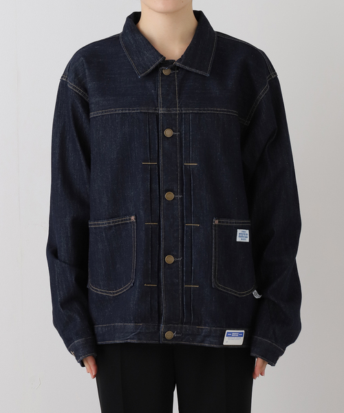 FRAMeWORK(フレームワーク)の「UNION HERCULES/ユニオンヘラクレス MADE DENIM ジャケット(デニムジャケット・レディース・ネイビー・FREE)」の11枚目の写真