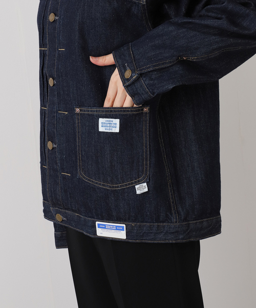 FRAMeWORK(フレームワーク)の「UNION HERCULES/ユニオンヘラクレス MADE DENIM ジャケット(デニムジャケット・レディース・ネイビー・FREE)」の12枚目の写真