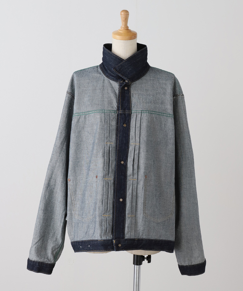 FRAMeWORK(フレームワーク)の「UNION HERCULES/ユニオンヘラクレス MADE DENIM ジャケット(デニムジャケット・レディース・ネイビー・FREE)」の8枚目の写真