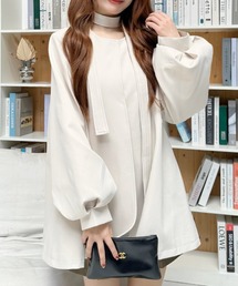 ノーカラージャケット ベルト」に該当するジャケット/アウター