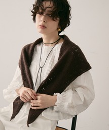 Trish(トリッシュ)のアイレットトライアングルマフラー(ストール/ショール)