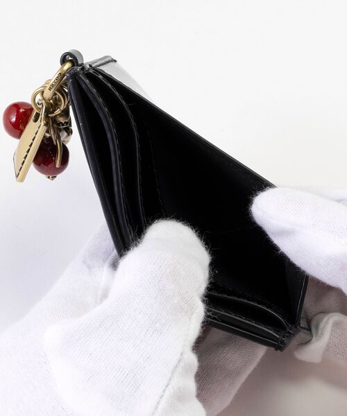 COACH(コーチ)の「エッセンシャル カード ケース・スパッツォラート レザー・チャーム(カードケース・レディース・ブラック系その他・ONE)」の9枚目の写真