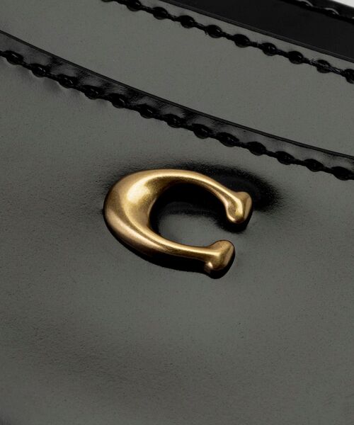 COACH(コーチ)の「エッセンシャル カード ケース・スパッツォラート レザー・チャーム(カードケース・レディース・ブラック系その他・ONE)」の11枚目の写真