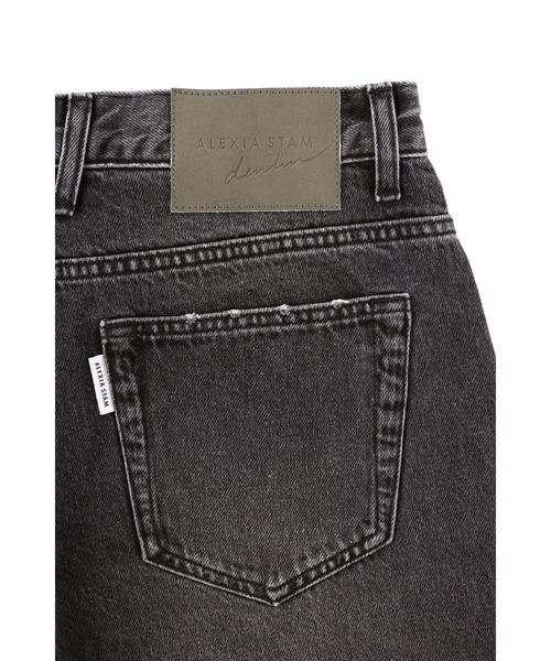 ALEXIA STAM（アリシアスタン）の「Low Rise Wide Denim Pants /ローライズ ワイドデニム（デニムパンツ・レディース・ブルー/ブラック・2/1/0/3）」の7枚目の写真