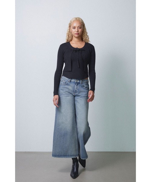 Low Rise Wide Denim Pants /ローライズ ワイドデニム（デニムパンツ
