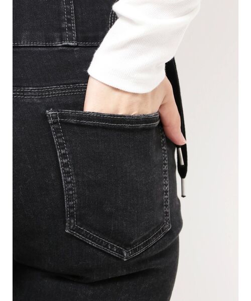 EMODA（エモダ）の「リボンハイウエストフレアパギンス（デニムパンツ・レディース・インディゴブルー/ブラック/グレー・X-SMALL/SMALL/MEDIUM）」の11枚目の写真