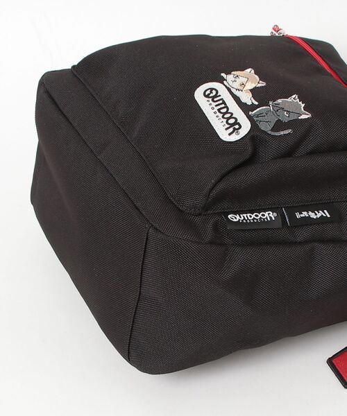 OUTDOOR PRODUCTS(アウトドアプロダクツ)の「ハイキュー!! 舟形ショルダーバッグ OUTDOOR PRODUCTS(ショルダーバッグ・レディース・ブラック/ベージュ/ネイビー/ブラック×レッド・FREE)」の8枚目の写真