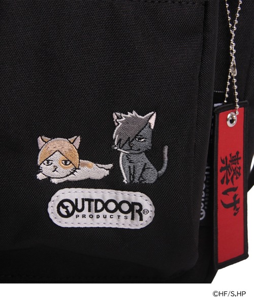 OUTDOOR PRODUCTS(アウトドアプロダクツ)の「ハイキュー!! 舟形ショルダーバッグ OUTDOOR PRODUCTS(ショルダーバッグ・レディース・ブラック/ベージュ/ネイビー/ブラック×レッド・FREE)」の16枚目の写真