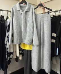 L LABEL（エルラベル）の「ニット＆パンツ2点セットアップ（セットアップ）」