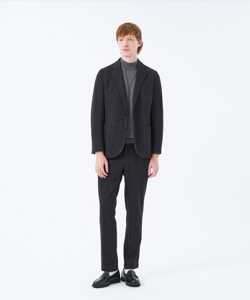 MACKINTOSH PHILOSOPHY(マッキントッシュ フィロソフィー)の「テーラードジャージー ジャケット グレンチェック/千鳥(テーラードジャケット・メンズ・ネイビー/グレー系その他2/ダークブラウン・38/40/36)」の6枚目の写真