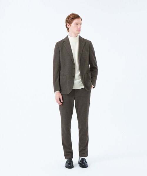 MACKINTOSH PHILOSOPHY(マッキントッシュ フィロソフィー)の「テーラードジャージー ジャケット グレンチェック/千鳥(テーラードジャケット・メンズ・ネイビー/グレー系その他2/ダークブラウン・38/40/36)」の7枚目の写真