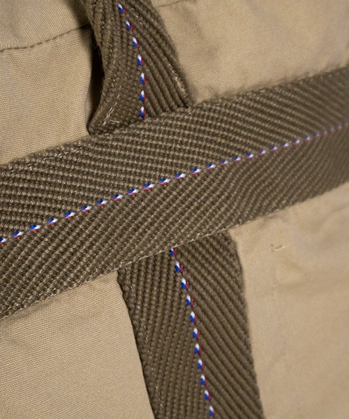 ８(eight)（エイト）の「フランスタイプパラシュートバッグ(ロゴあり)（ボストンバッグ・メンズ・カーキ/オリーブ・SMALL/LARGE）」の22枚目の写真