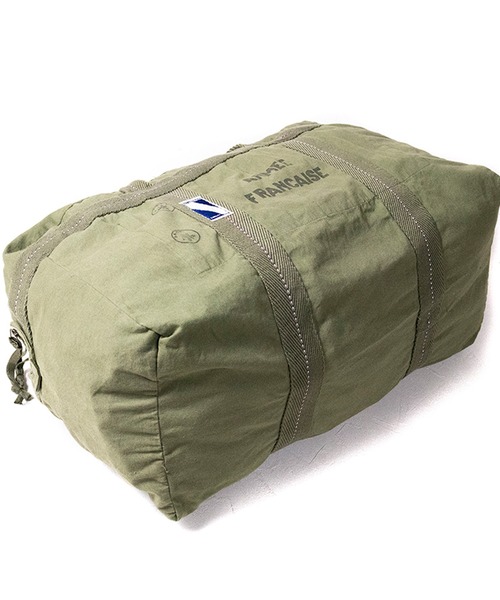 ８(eight)（エイト）の「フランスタイプパラシュートバッグ(ロゴあり)（ボストンバッグ・メンズ・カーキ/オリーブ・SMALL/LARGE）」の15枚目の写真