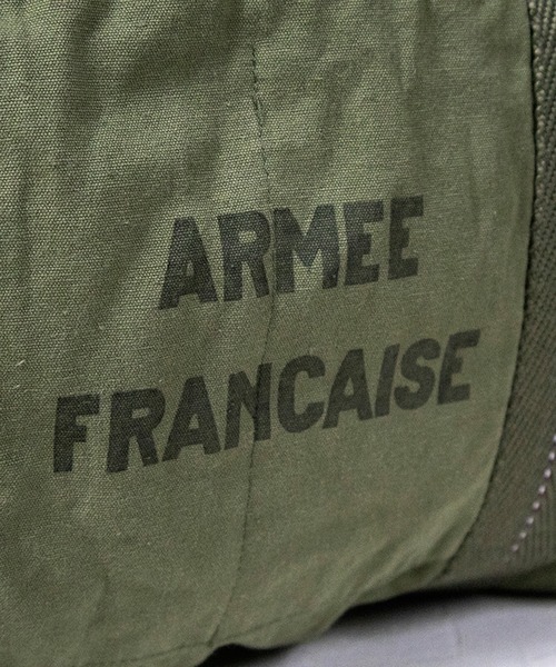 ８(eight)（エイト）の「フランスタイプパラシュートバッグ(ロゴあり)（ボストンバッグ・メンズ・カーキ/オリーブ・SMALL/LARGE）」の18枚目の写真