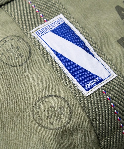 ８(eight)（エイト）の「フランスタイプパラシュートバッグ(ロゴあり)（ボストンバッグ・メンズ・カーキ/オリーブ・SMALL/LARGE）」の20枚目の写真