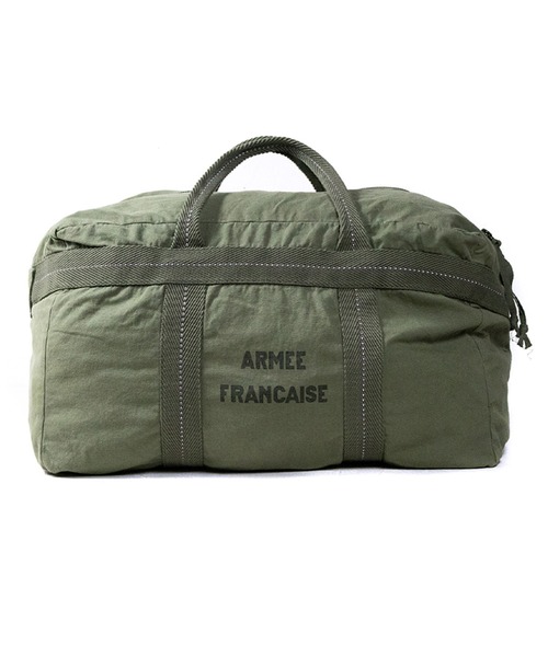 ８(eight)（エイト）の「フランスタイプパラシュートバッグ(ロゴあり)（ボストンバッグ・メンズ・カーキ/オリーブ・SMALL/LARGE）」の12枚目の写真