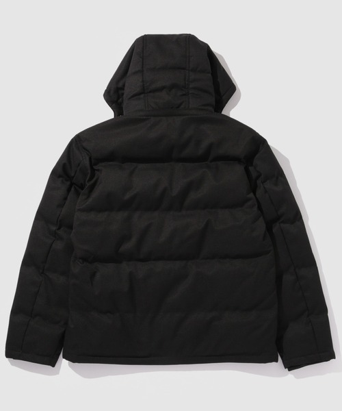 NAVY(ネイビー)の「SOLOTEX Premium Wool-Like Down Jacket /ソロテックスプレミアムウールライクダウンジャケット【撥水加工 フード脱着仕様】(ダウンジャケット/コート・メンズ・ダークグレー/ブラック・M/L/XL/XXL)」の3枚目の写真